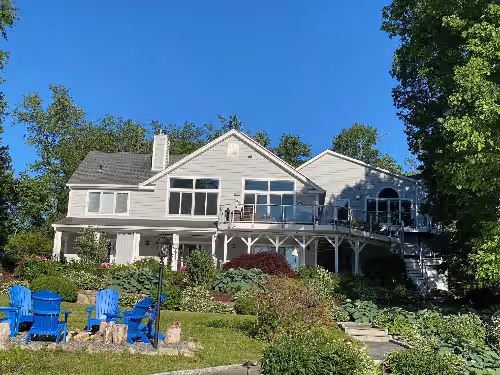Exterior at Candlewood Lake Perfection: Large and very private House, property and pool