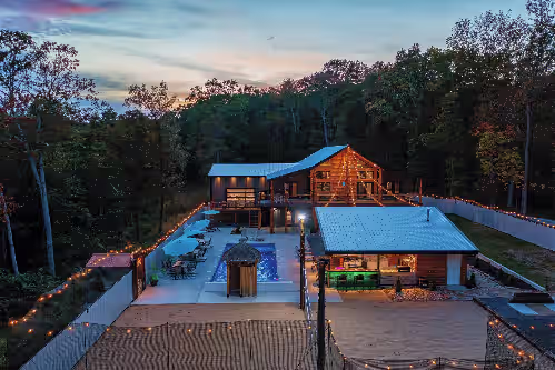 Exterior at Bauman's Deep Woods Escape