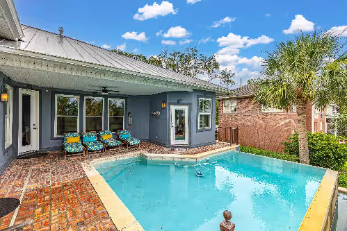 Beautiful Large Home with Pool, Riverfront Dock, Gourmet Kitchen and Kids Bunk Room.