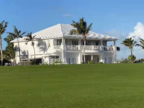 Exterior at Oceanfront Home in Exuma w optional guest house