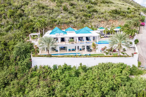 Stunning Villa Movina with Gym, Two Pools, and Breathtaking Views of St. Barts