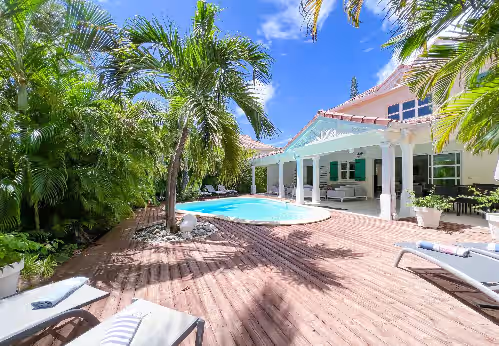 Luxury villa · StFrançois · Private beach & lagoon