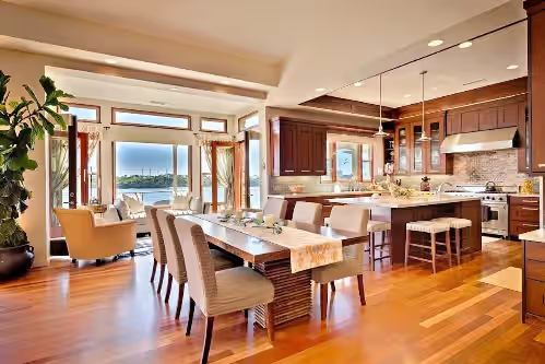 Dining at Villa Bahia Your Waterfront Private Beach Retreat in Beautiful Carlsbad