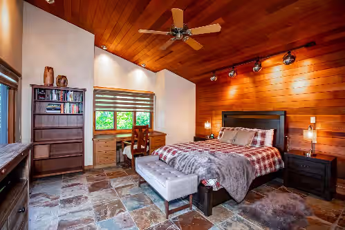 Whitefish Lakefront Home w/ Private Beach & Dock, Theatre Room & Hot Tub, photo 4