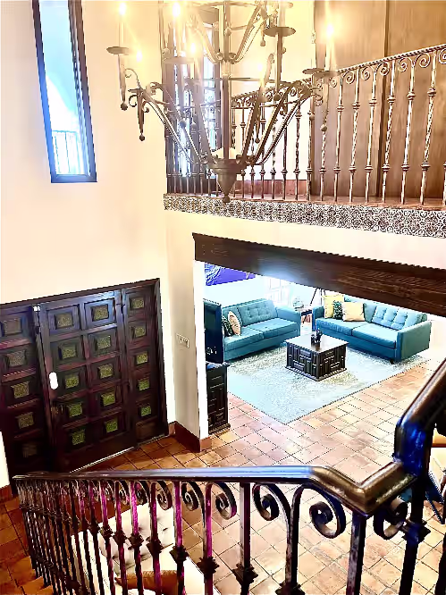 Interior at Huge Hacienda Home + 1 guest house ,Pool, Scenic Views, Up to 16 Adults, 4 kids