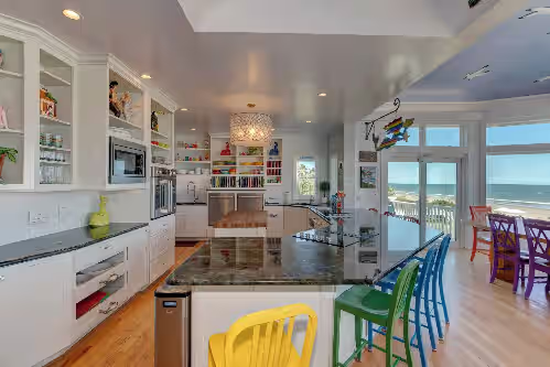 Private kitchen at Casa Margarita ~Oceanfront, 10BD, Private Pool and hot tub, Elevator
