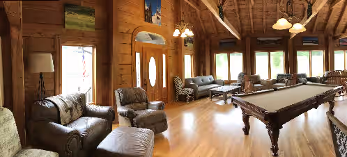 SECLUDED 50 acres/2 LAKES/LOG CABIN/SLEEPS 20/POOL/RED RIVER GORGE/CAVE RUN LAKE, photo 4