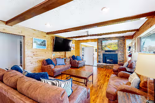 Living area at Beaver Chief Acres