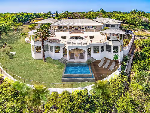 Breathtaking 180 views on the Caribbean sea. Cliff side & Private beach access, photo 2