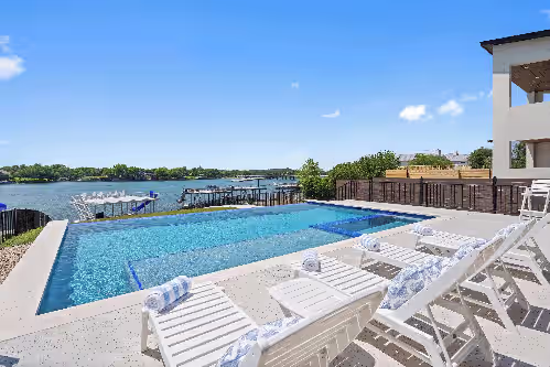 Pool at Waterhouse at Lake LBJ Retreat