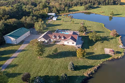 Beautiful Country Setting with Heated Inground Pool and Stocked Pond