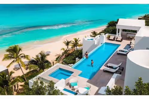 Sea Villa at Long Bay Villas: Privacy, 5star service, butler, on secluded beach, photo 2