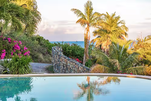 Pool at Stunning Villa Movina with Gym, Two Pools, and Breathtaking Views of St. Barts