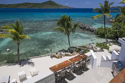 ONE BEACH ROAD; 6 Bedroom, 5 1/2 Bath Beachfront Oasis St Thomas VI, photo 2
