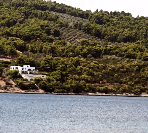 Can't get closer to the water than that! at Aegean Villa Albatross