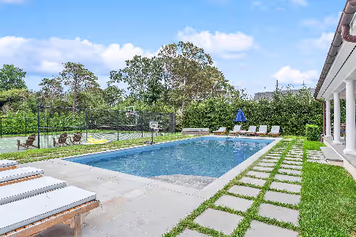 Beautiful home with pool, tennis court, game room, central AC, & washer/dryer