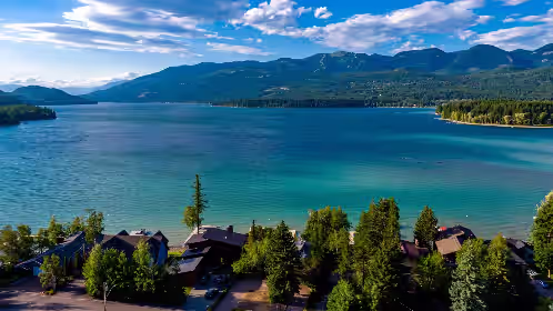 Whitefish Lakefront Home w/ Private Beach & Dock, Theatre Room & Hot Tub