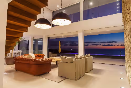 Interior at Luxury / luxury villa with panoramic views of the Atlantic Ocean and Africa