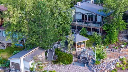 Whitefish Lakefront Home w/ Private Beach & Dock, Theatre Room & Hot Tub, photo 3