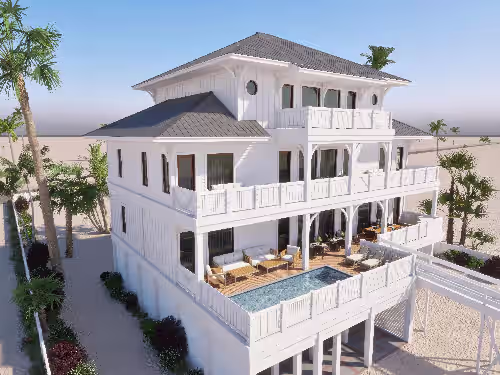 "The Pearl" GULF FRONT w/prvt heated pool, 12 bdrm /12.5bath "ALVacationRentals"