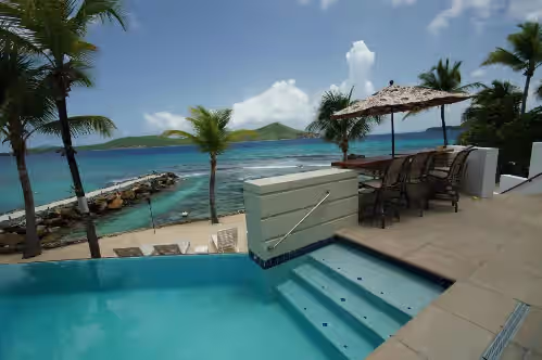 ONE BEACH ROAD; 6 Bedroom, 5 1/2 Bath Beachfront Oasis St Thomas VI, photo 4