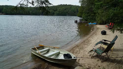Private Beach at Sprawling Estate w/ Sauna On The Water, Mountain Views close to Saranac Lake