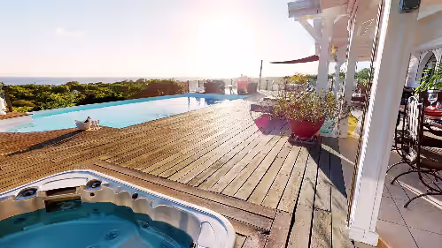 Villa lHacienda deluxe sea view 180 pool jacuzzi gym quiet garden, photo 2